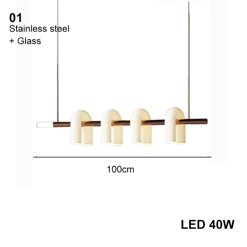 Afralia™ Art Deco White Acrylic Chandeliers: Elegant Indoor Living Room Lamps