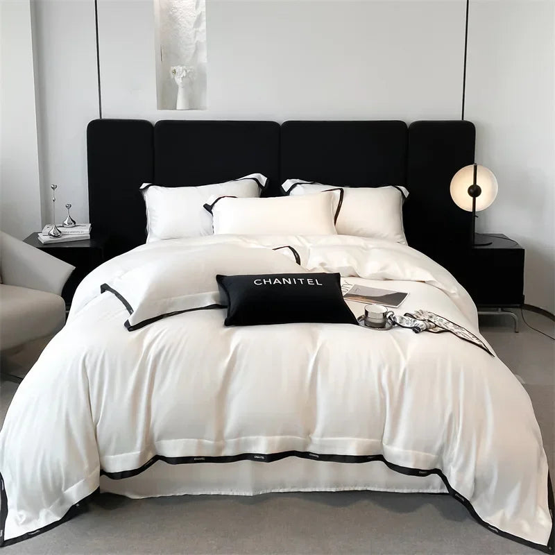 Afralia™ Svetanya 60S Lyocell Bed Linens Set - Twin Queen King Size