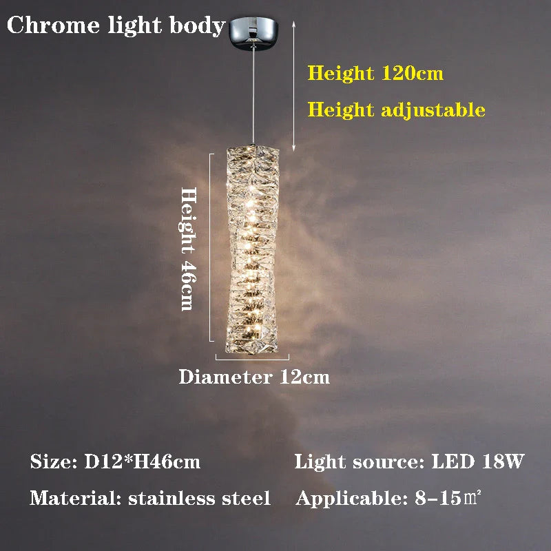 Afralia™ Crystal Ceiling Chandelier: Luxury Nordic LED Lighting Fixture for Restaurant, Bar, and Home