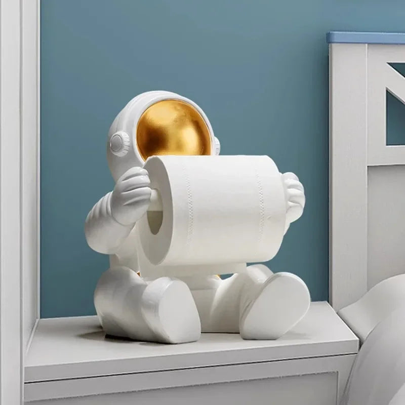 Afralia™ Astronaut Tissue Box: Modern Home Decor & Napkin Holder for Coffee Table