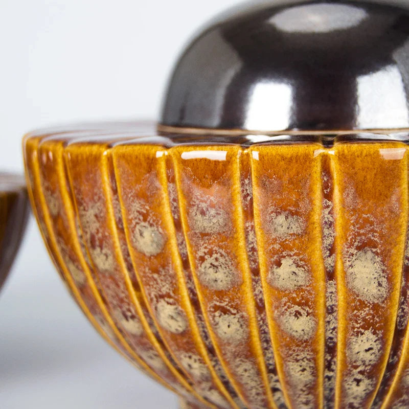 Afralia™ Ceramic General's Jar Porcelain Vase Home Decor Accessory