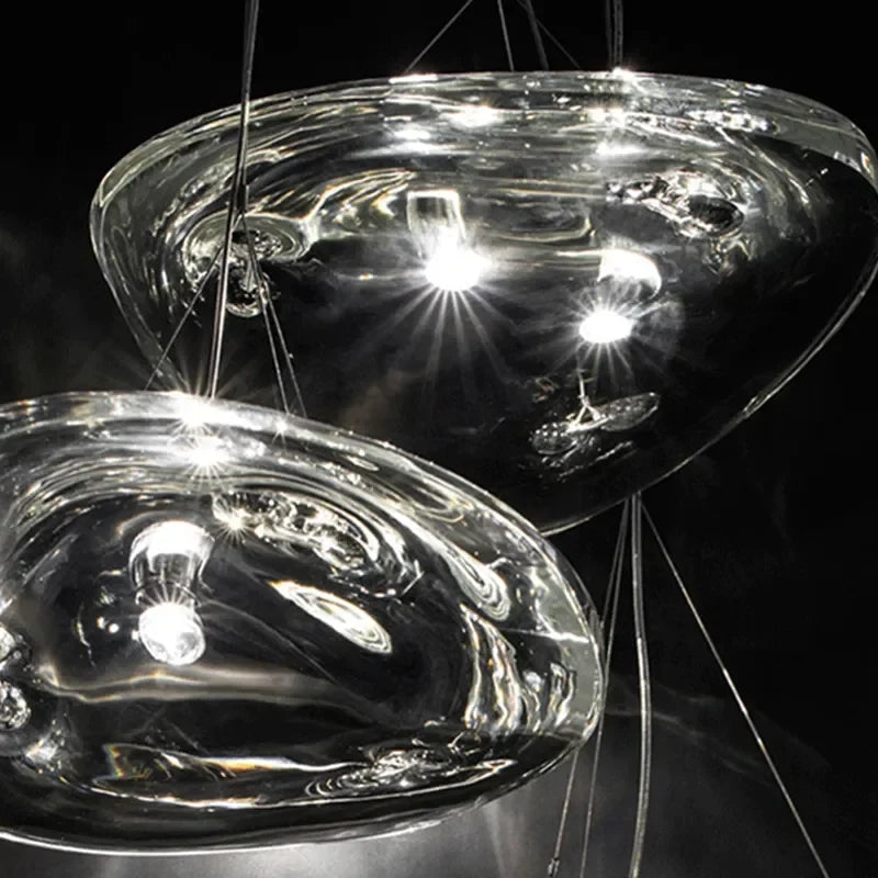 Afralia™ Manta Crystal Pendant Lamp: Italian Design UFO Luxury Light for Dining Room & Bedroom