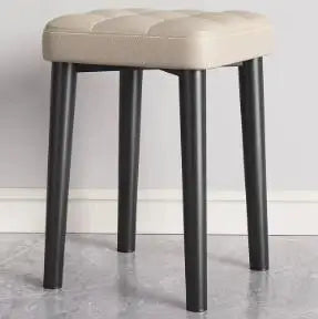 Afralia™ Low Square Stool Bench for Dining Kitchen Portable Table Furniture
