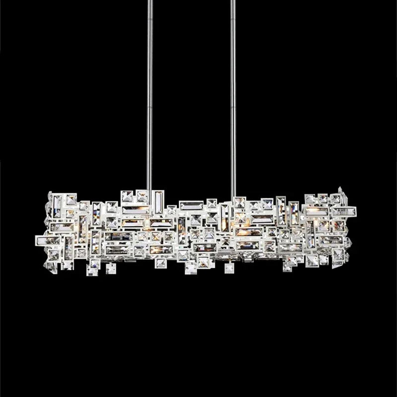 Afralia™ Modern Crystal Chandelier for Home Decor and Lighting