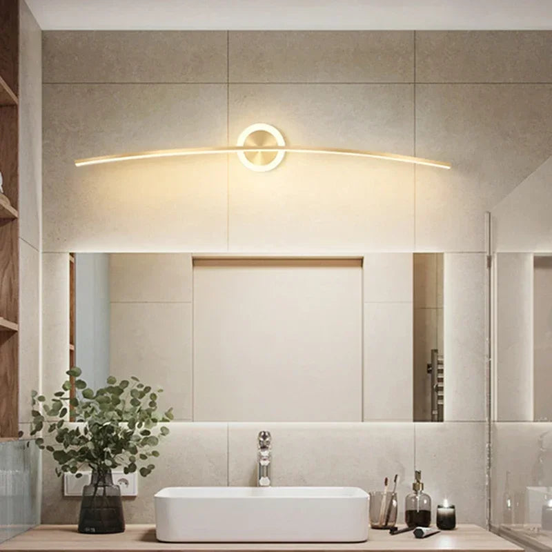 Afralia™ Modern LED Bathroom Mirror Wall Lamp