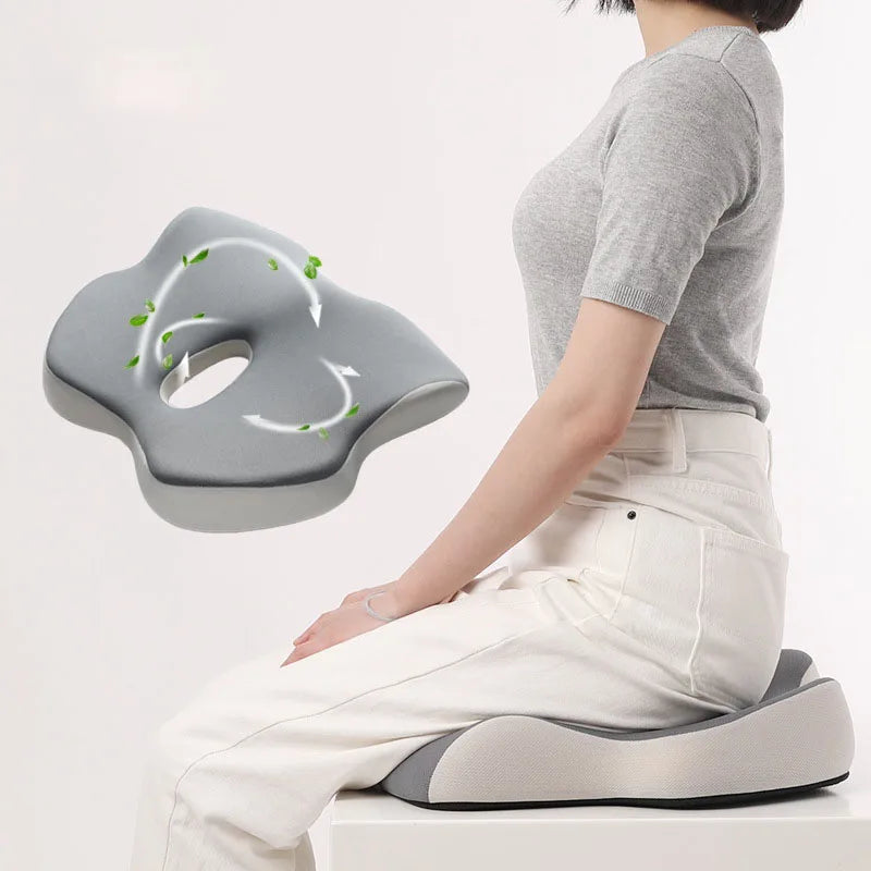 Afralia™ Memory Foam Chair Cushion: Comfortable Buttocks Seat Pad for Car & Office