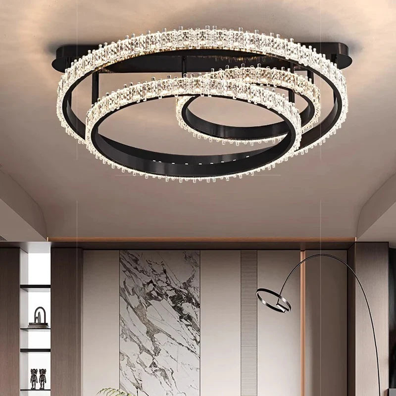 Afralia™ Nordic Smart LED Ceiling Lights for Home Bedroom Living Room Indoor Lighting