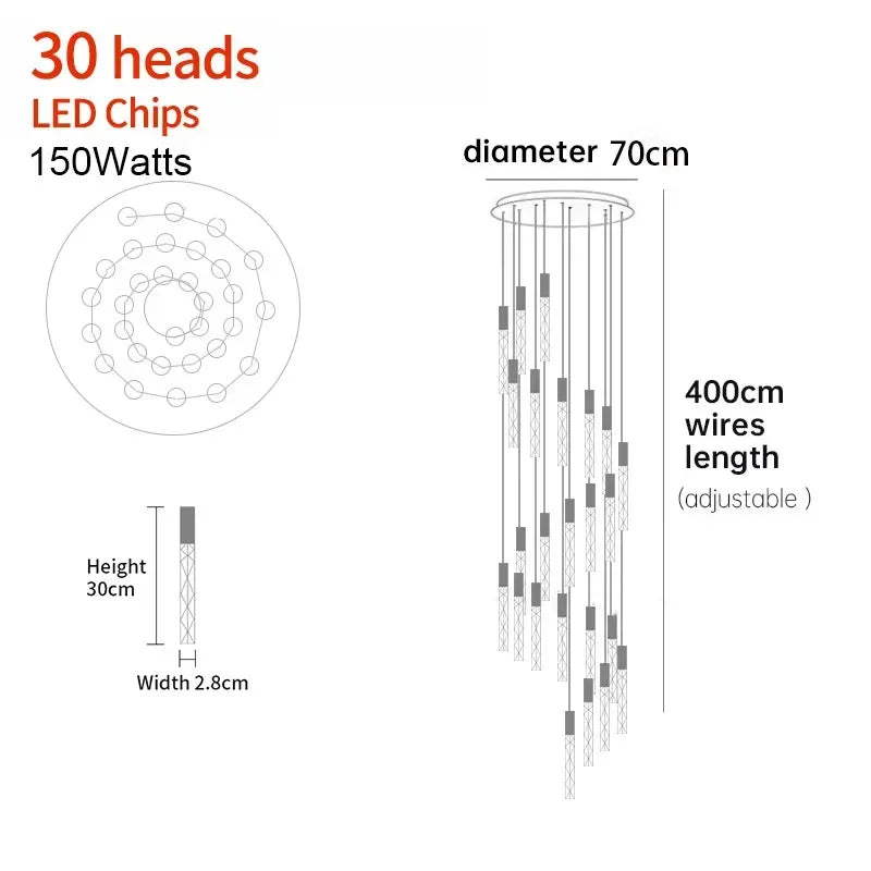 Afralia™ Crystal LED Pendant Light: Luxury Lighting Fixture for Living Room, Bedroom, Hotel & Shop