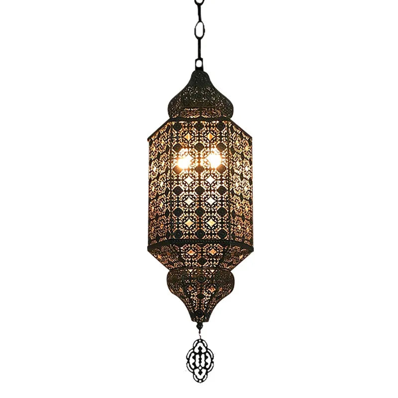 Afralia™ Thai Retro Chandelier: Designer Southeast Asian Style Hanging Light for Restaurant and Bar