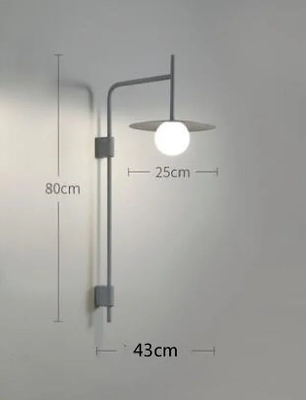 Afralia™ Nordic LED Wall Lights Modern Bedroom Fixture Indoor Lamp