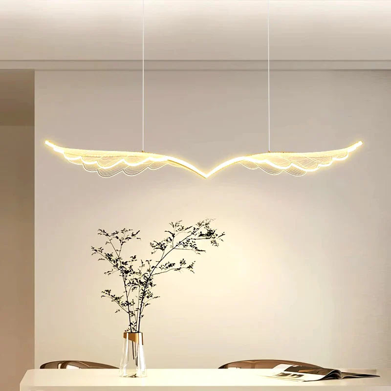 Afralia™ Modern Indoor Pendant Chandelier LED Ceiling Light for Dining Room & Living Room