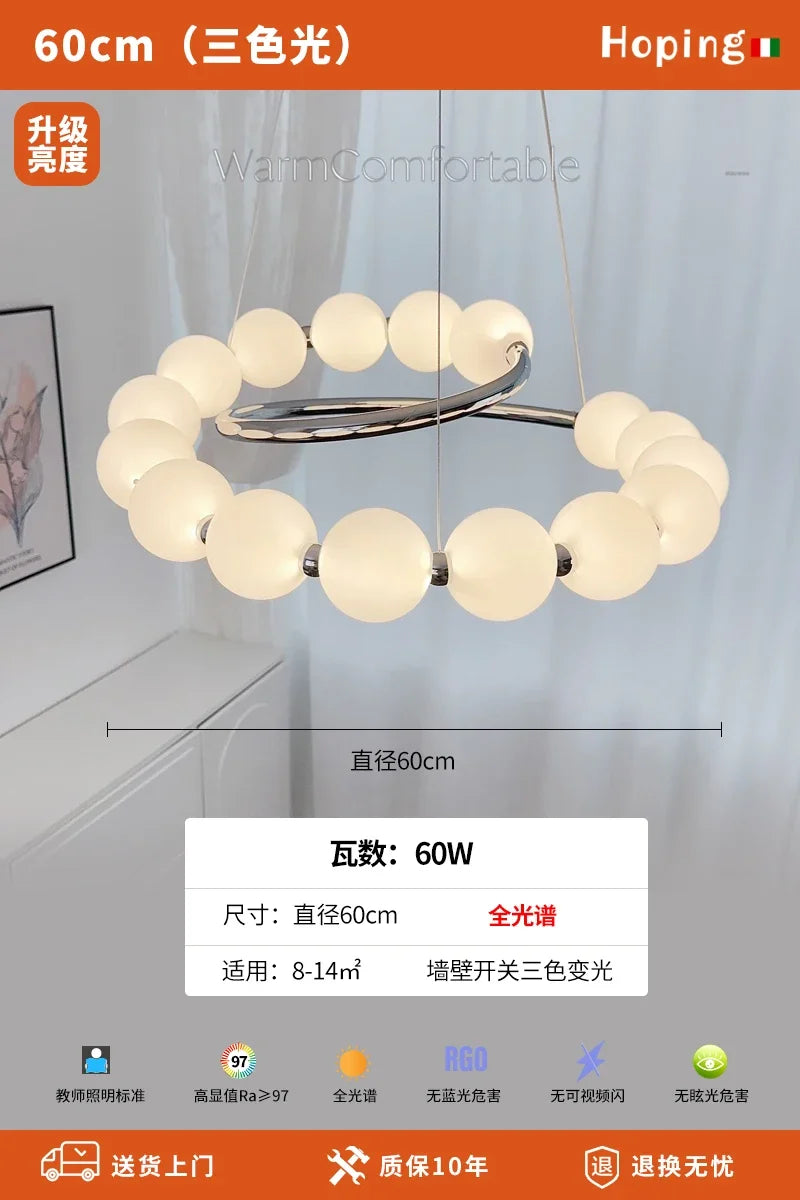 Afralia™ LED Pendant Light Chandeliers Modern Home Decor Lamps for Living and Dining Room