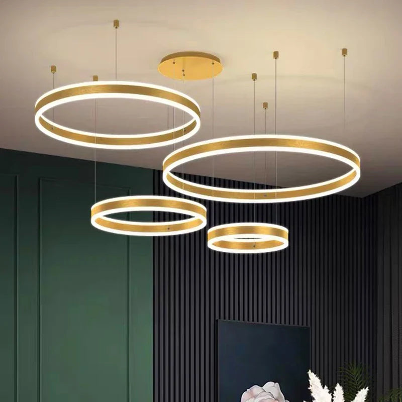 Afralia™ Modern Ceiling Chandeliers Hanging Light Fixture for Dining and Living Room Enhance Indoor Lighting