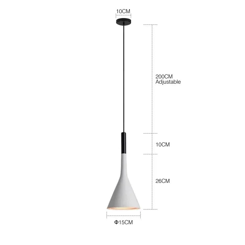 Afralia™ Nordic Modern Black LED Chandelier for Home Dining Kitchen Bedroom Decor