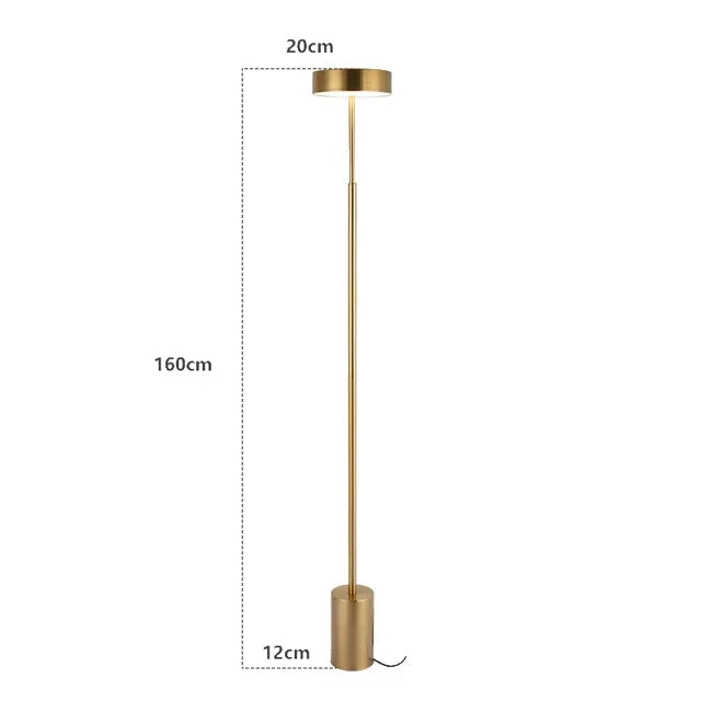 Afralia™ Minimalist LED Floor Lamp for Art Decor, Studio, and Bedroom