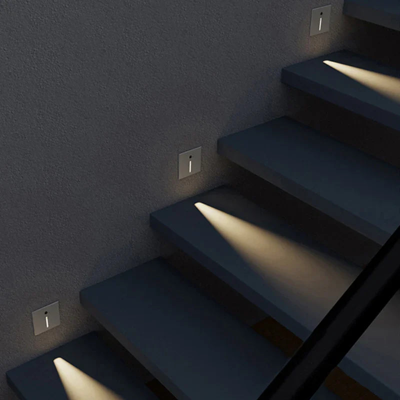 Afralia™ Motion Sensor Wall Footlight for Staircase Nightlights