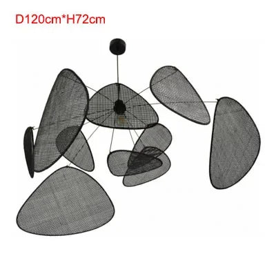 Afralia™ Rattan Art LED Chandeleir for Home & Hotel Decor