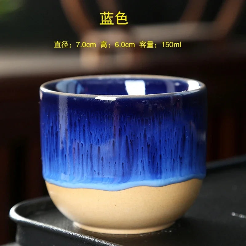 Afralia™ Ceramic Kung Fu Tea Cup Set - Exquisite Porcelain Drinkware Mug for Gift