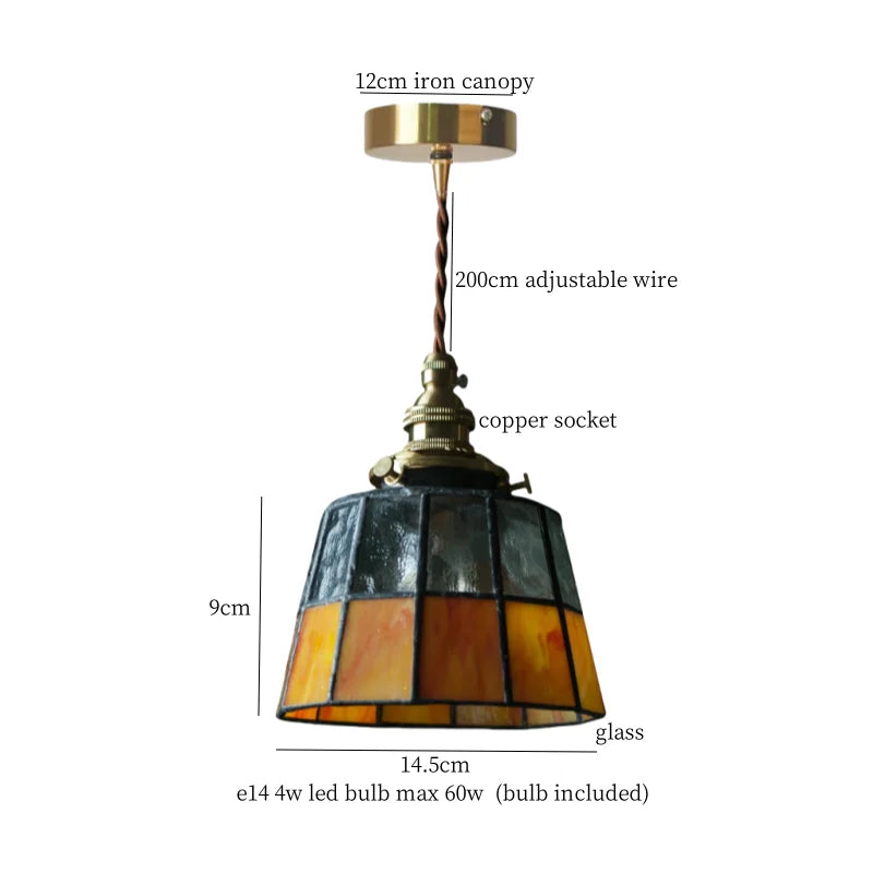 Afralia™ Japanese Vintage LED Pendant Lamp for Living Room, Bedroom, Kitchen, and Cafe