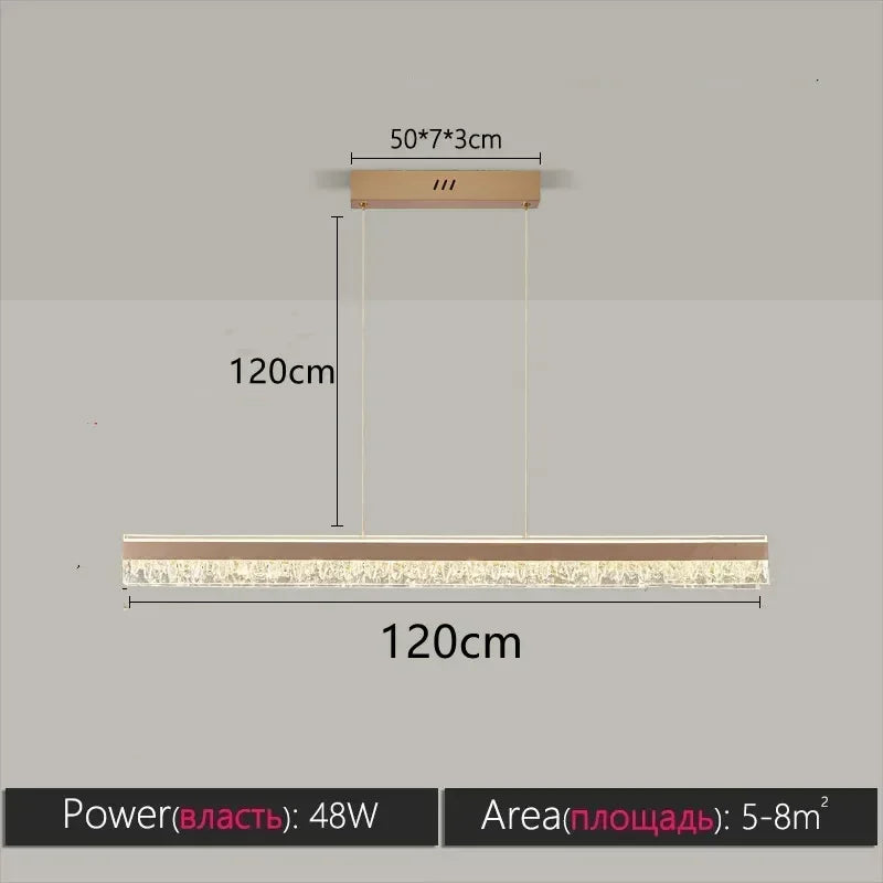 Afralia™ Nordic LED Pendant Chandelier for Home Decor, Living/Dining Room, Kitchen Bar