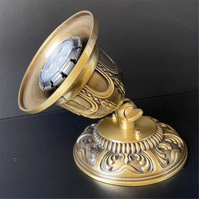 Afralia™ Copper Ceiling Spotlights GU10 Adjustable LED Gallery Picture Lighting