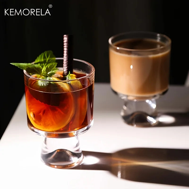 Afralia™ Mini Glass Cup with Long Stem | Versatile Drinkware for Parties and More