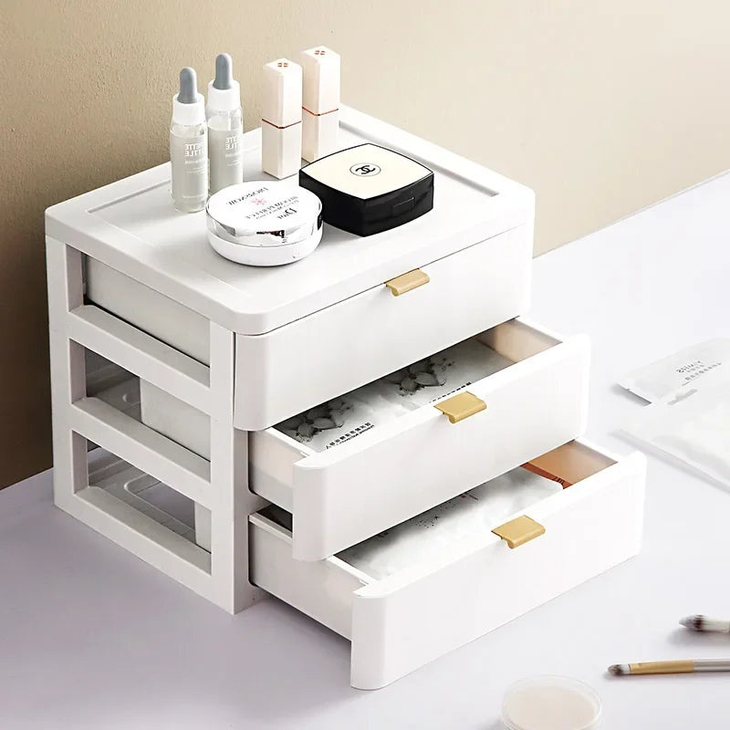 Afralia™ Desktop Organizer Drawer Cosmetic Rack Jewelry Storage Box