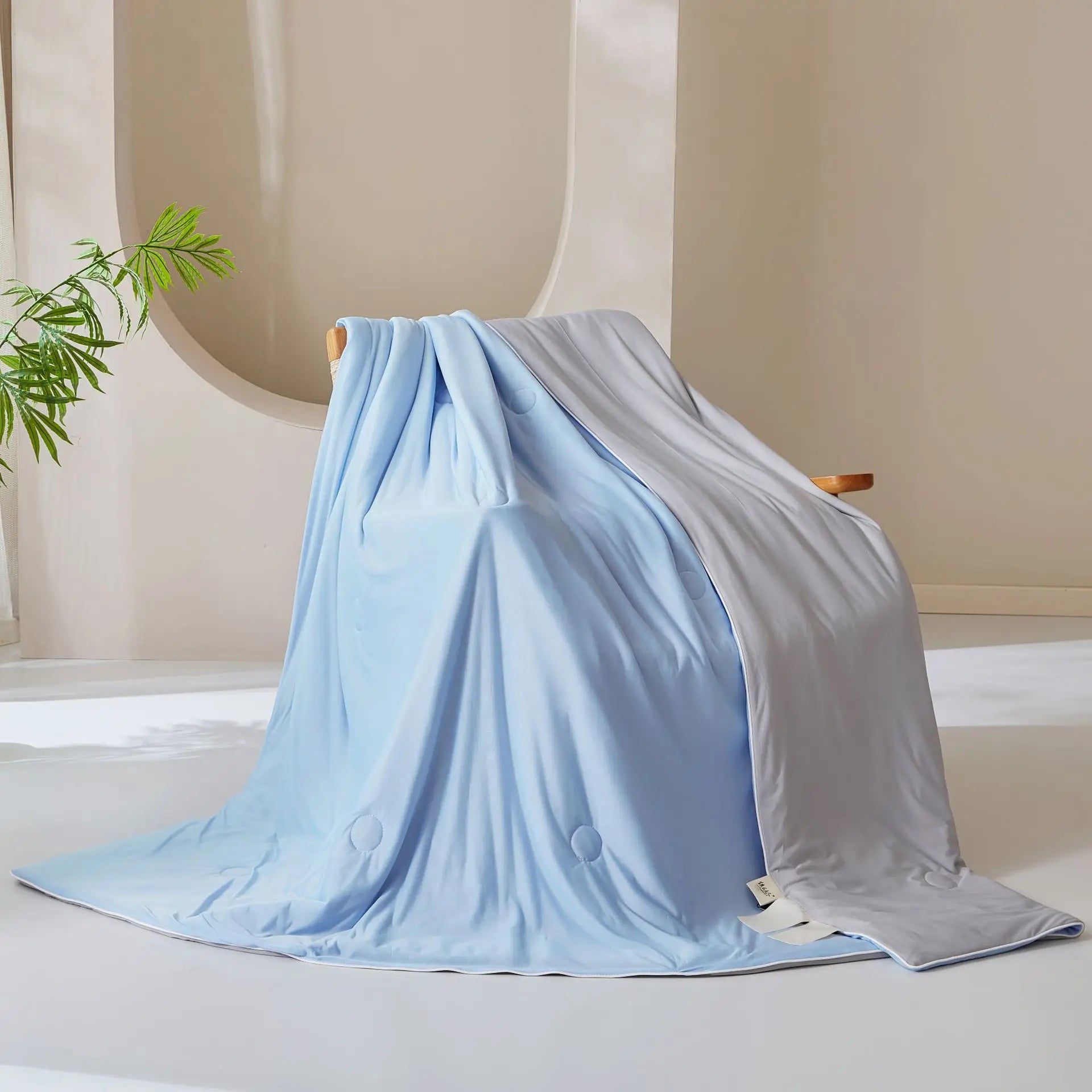 Afralia™ Ice Cream Silk Quilt for Cool Summer Comfort, Single/Double Air Conditioning Blanket