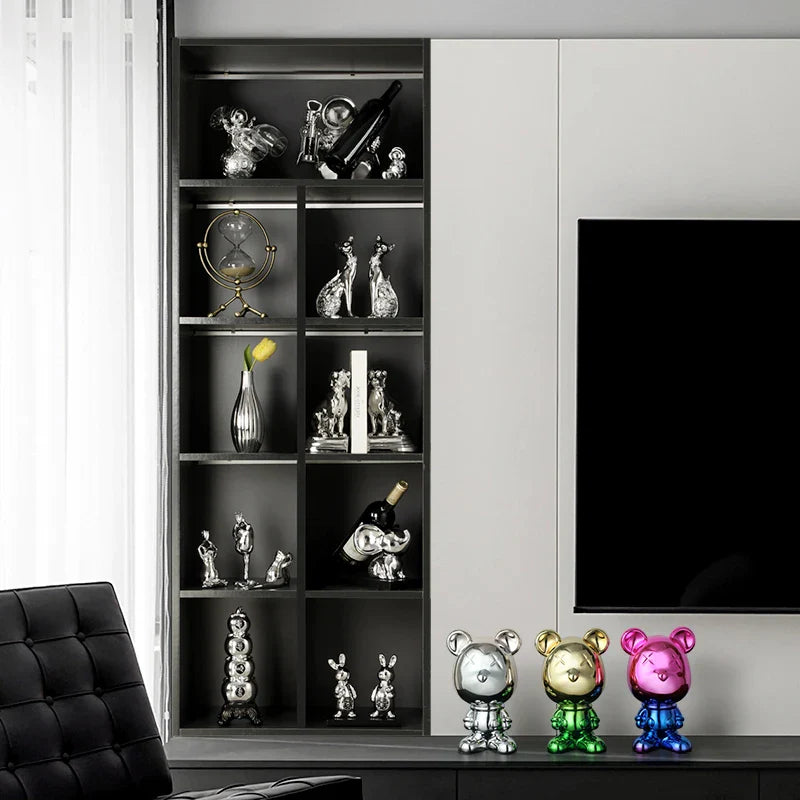 Afralia™ Resin Sculpture Figurines for Stylish Nordic Home Decor