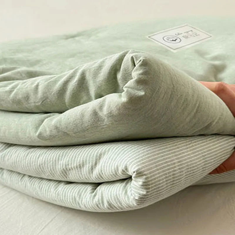 Afralia™ Cotton Summer Cooling Blanket | Soft Breathable Quilted Quilt