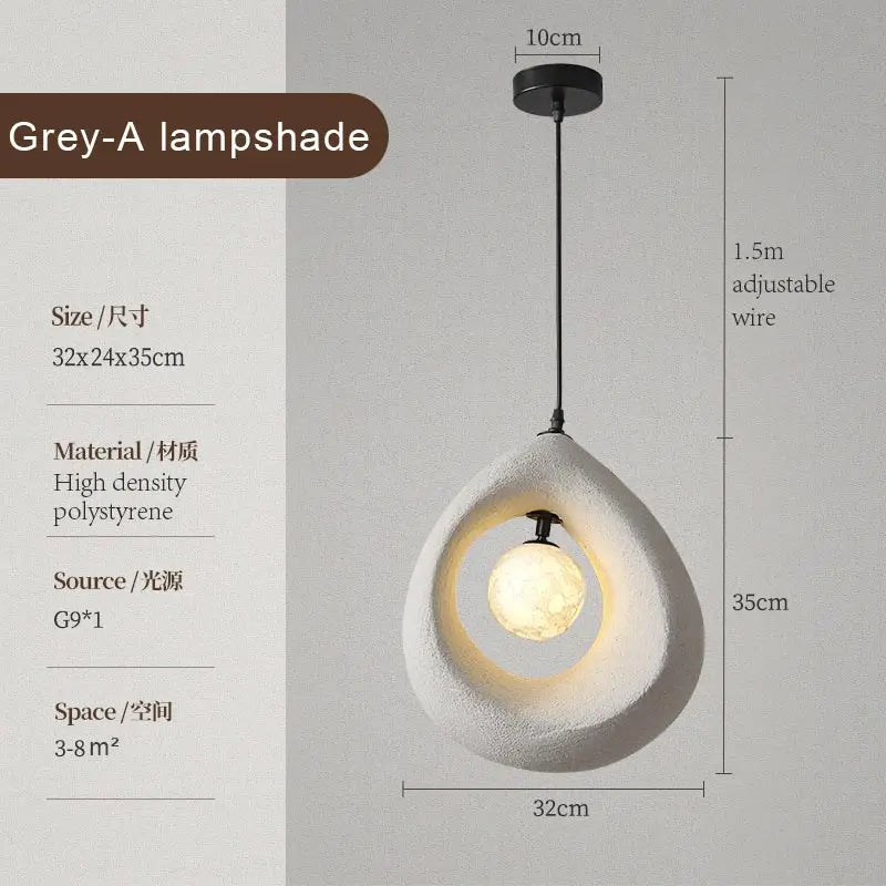 Afralia™ Nordic Retro LED Pendant Lights - Modern Design Ceiling Chandelier for Home Decor