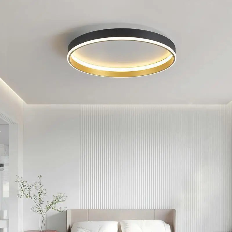 Afralia™ Modern LED Ceiling Light: Minimalist Chandelier for Bedroom, Living, and Dining Rooms