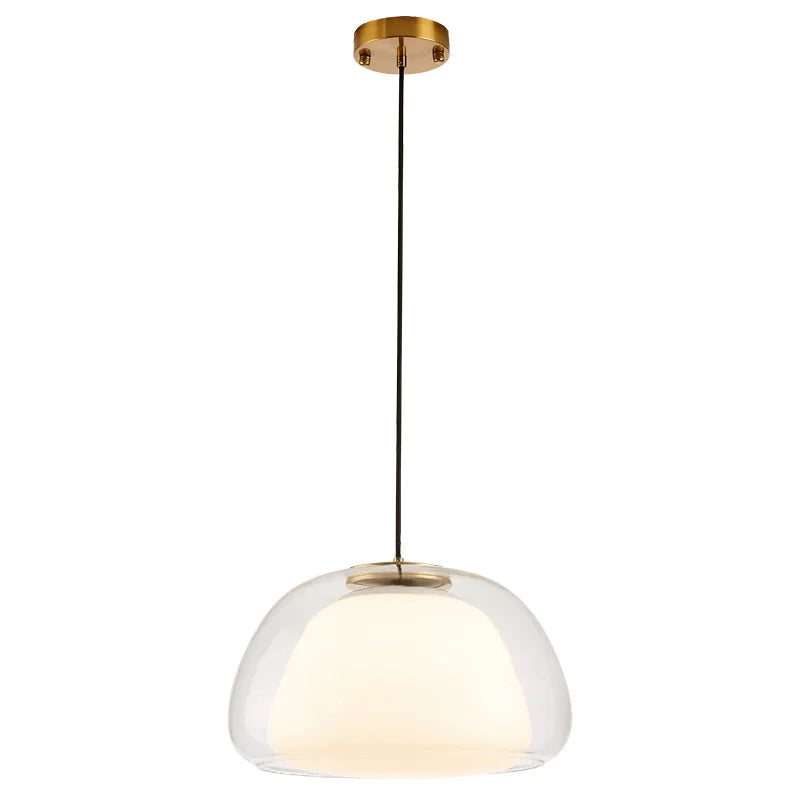 Afralia™ Nordic Glass Pendant Lights: Modern Jelly Shape for Living Room, Bedroom, Kitchen