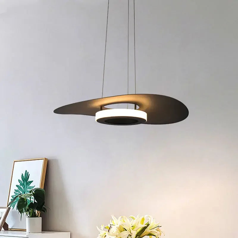 Afralia™ UFO Pendant Lights Chandelier for Dining Living Kitchen Room, Minimalist Designer Art Decor