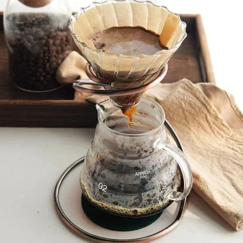 Afralia™ Coffee Barista Set - Drip Filter Espresso Tools Funnel Holder for Cafe