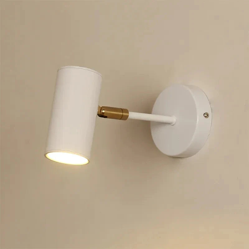 Afralia™ Gold LED Wall Lamp Modern Adjustable Indoor Lighting Sconces for Living Room