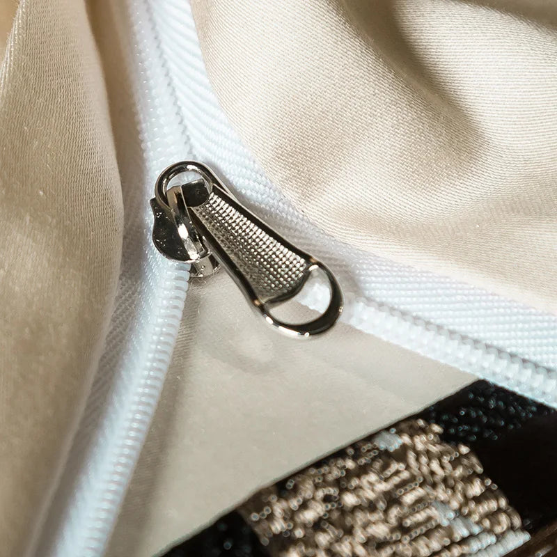 Afralia™ 200S Embroidery Egyptian Cotton Bedding Set - Queen King Linens