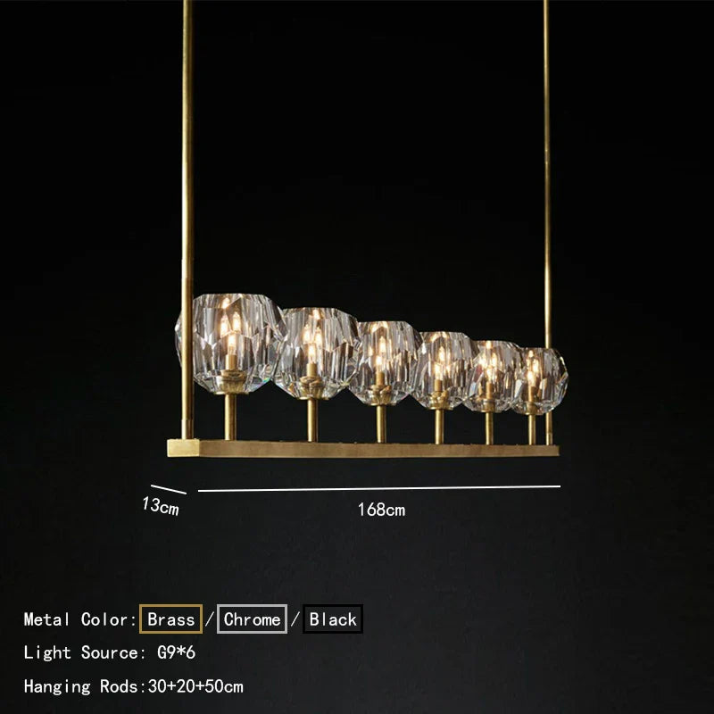 Afralia™ Crystal Gold Chandelier: Luxury Lighting Fixture for Kitchen, Modern Design & High-Quality Craftsmanship
