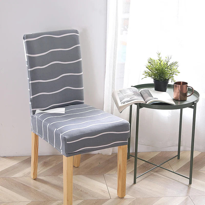 Afralia™ Stretch Print Chair Cover - Elastic Seat Slipcover