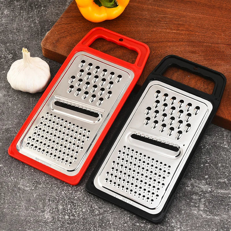 Afralia™ Multi-purpose Stainless Steel Slicer Cutter Grater Crusher Kitchen Tool