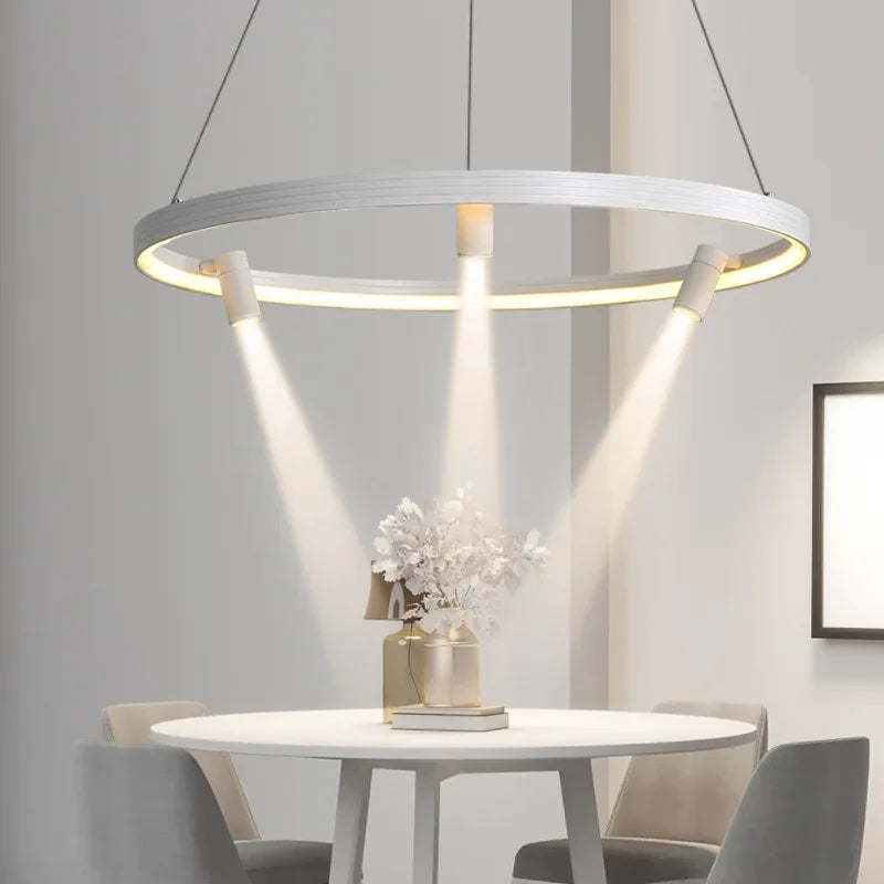 Afralia™ Black Round Combo Chandelier: Stylish Lighting for Home, Living Room, Bedroom, Dining Table