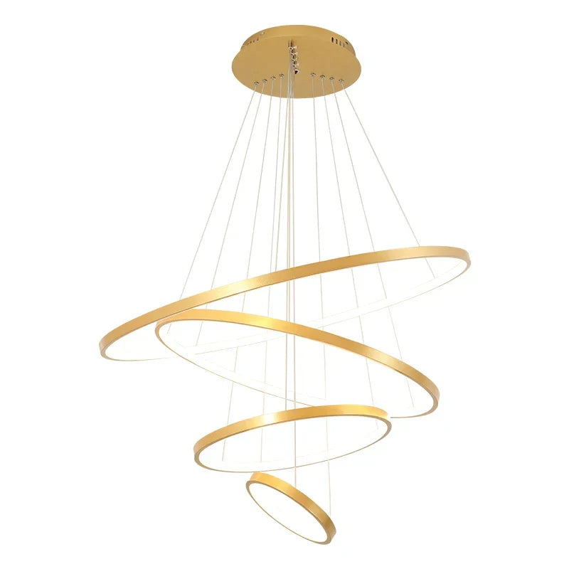 Afralia™ Modern Villa Ceiling Chandelier for Home Indoor Lighting Décor