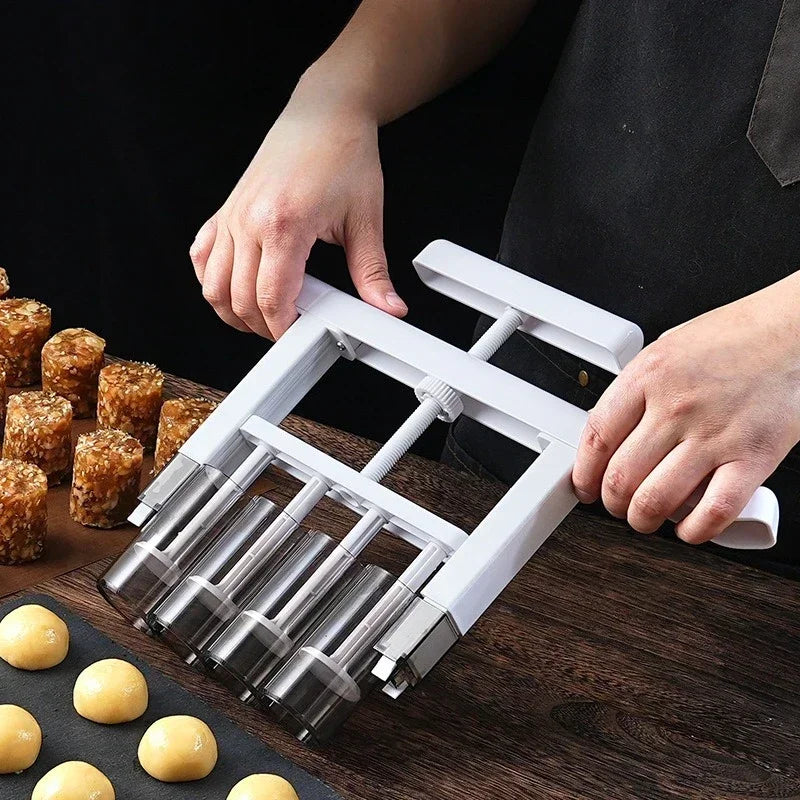 Afralia™ Hand-Pressed Mooncake Stuffing Machine: Easy Operation for Baking Enthusiasts