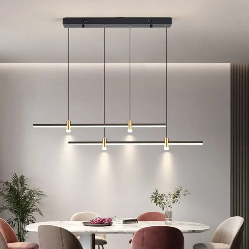 Afralia™ Modern LED Pendant Chandeliers for Dining Kitchen Home Decor