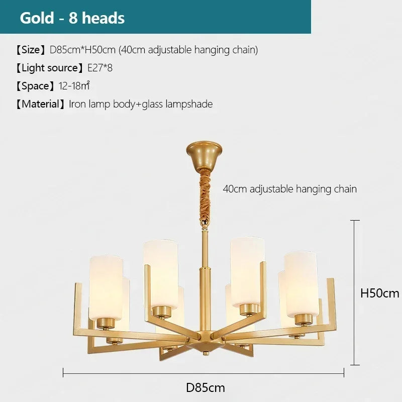 Afralia™ Retro LED Chandeliers for Home Decor – Elegant Lighting Fixtures for Living Room