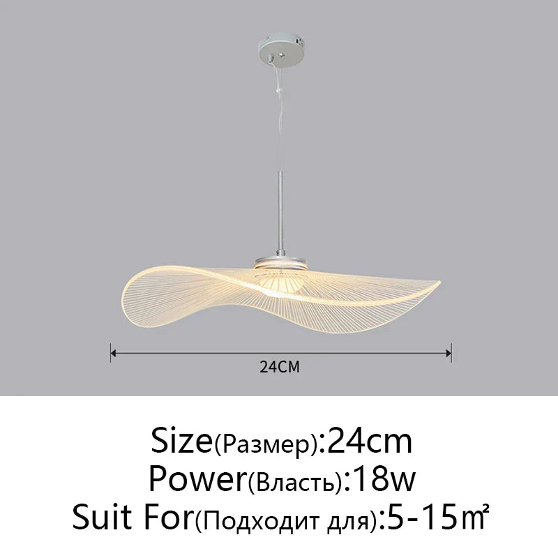 Afralia™ Lotus Leaf Hat Chandelier: Modern Fashion for Living Room & Bedroom