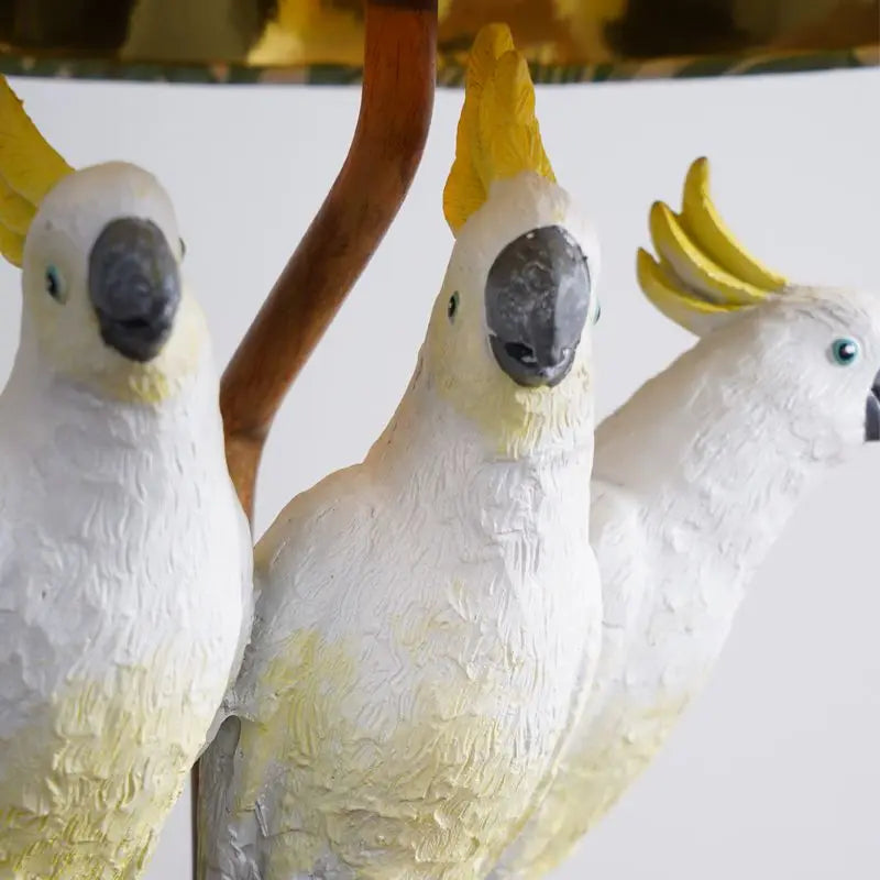 Afralia™ Cartoon Parrot Desk Lamp: Creative Bird Night Light for Children's Room and Study