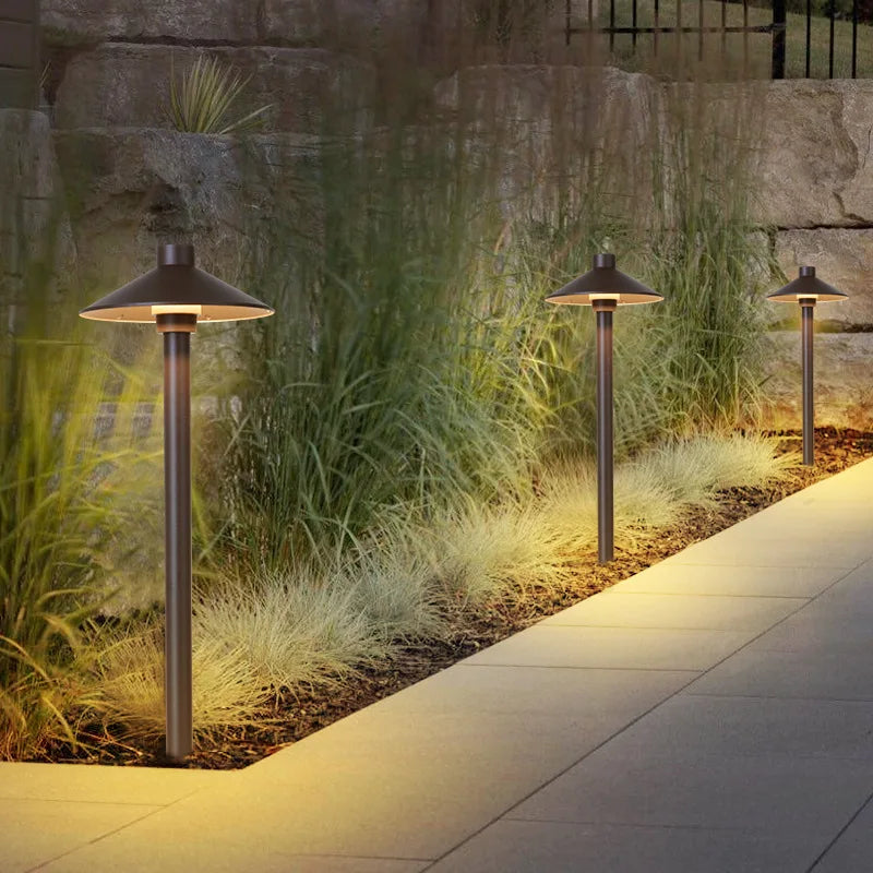 Afralia™ LED Lawn Light: Outdoor Waterproof Aluminum Spot for Courtyard, Garden, Park, Pathway