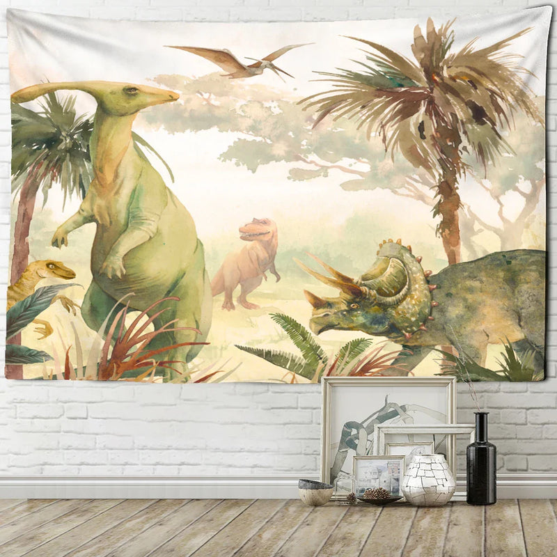 Afralia™ Dinosaur Tapestry Wall Hanging for Boy Room Decor