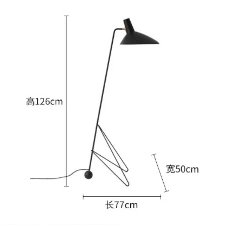 Afralia™ Denmark Tripod Desk Lamp - Floor/Table Light Fixture